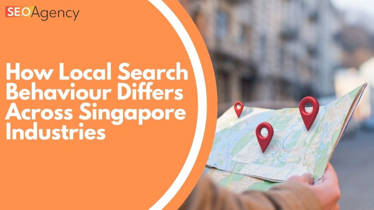 Photo of a person holding a map, representing " local search behaviour in Singapore
